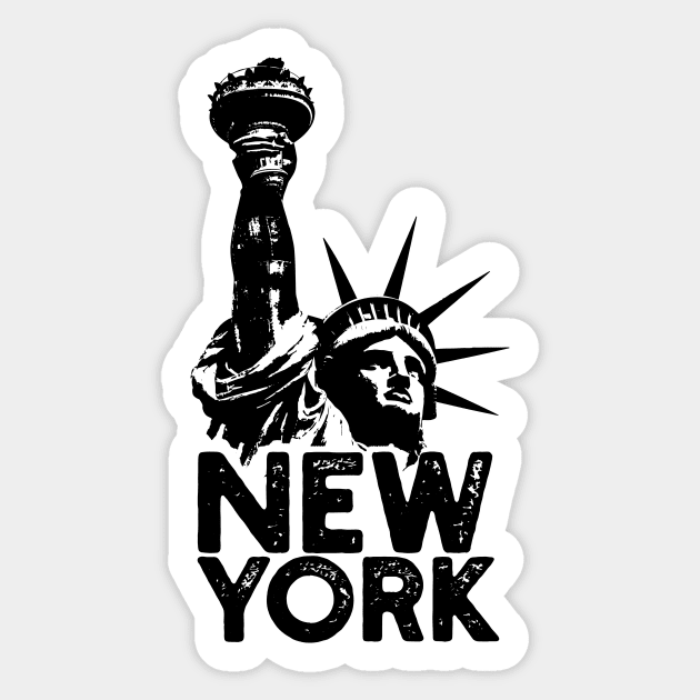 New York - Statue of liberty Sticker by TompasCreations